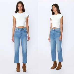 NWT SLVRLAKE LONDON CROP Jeans in LOVE MATTERS comfort stretch